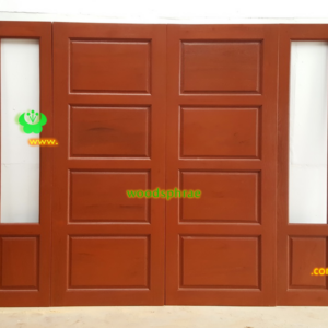 ประตูบานคู่ไม้สัก ประตูบ้านไม้สัก BB127.3 80-200 ,44-200 ไม้เก่า C2