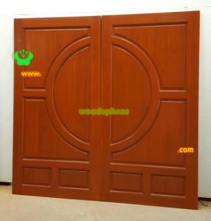 ประตูบานคู่ไม้สัก ประตูบ้านไม้สัก BB154.2 100-200 B+ C2