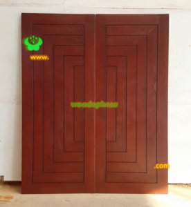 ประตูบานคู่ไม้สัก ประตูบ้านไม้สัก BB181.1 80-200 ไม้เก่า C3