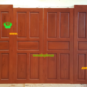 ประตูบานคู่ไม้สัก ประตูบ้านไม้สัก BB194.1 80-200 ,70-208 B+ C2