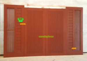 ประตูบานคู่ไม้สัก ประตูบ้านไม้สัก BB207.2 85.75-195 ,75.75-203 B+ C2