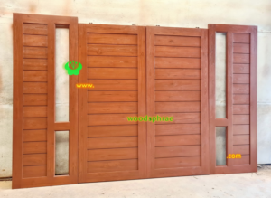 ประตูบานคู่ไม้สัก ประตูบ้านไม้สัก BB228.2 90-205 ,76.5-213 B+ C1