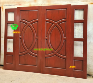 ประตูบานคู่ไม้สัก ประตูบ้านไม้สัก BB230.2 80-200 ,40-196.5 B+ C3