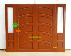 ประตูบานคู่ไม้สัก ประตูบ้านไม้สัก BB69.2 80-200 , 40-200 B+ C1