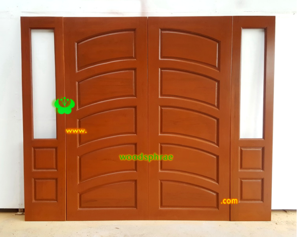 ประตูบานคู่ไม้สัก ประตูบ้านไม้สัก BB69.2 80-200 , 40-200 B+ C1