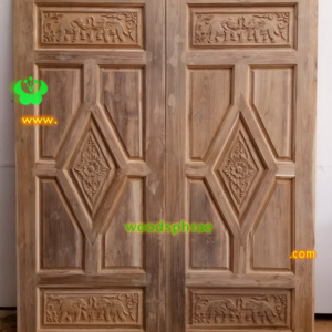 ประตูไม้สักบานเดี่ยว B168