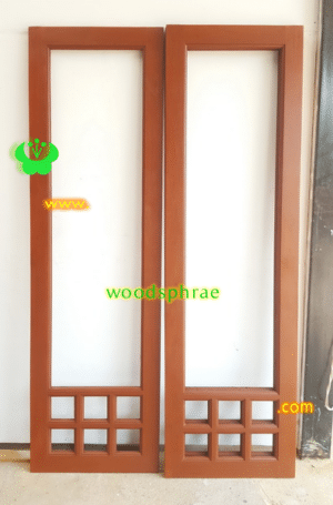 ประตูบานเดี่ยว ประตูบ้านไม้สัก B226.1 60-205 B+ C2