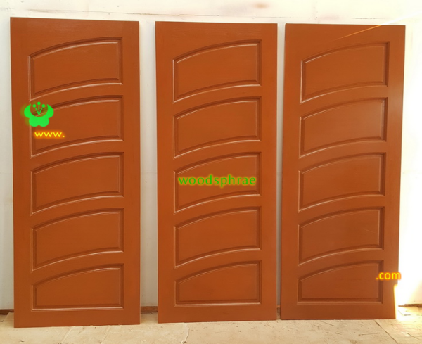 ประตูบานเดี่ยว ประตูบ้านไม้สัก B232.3 80-200 B+ C1
