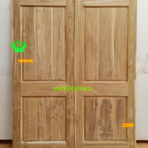ประตูบานเดี่ยว ประตูบ้านไม้สัก B312.1 80-200 B+