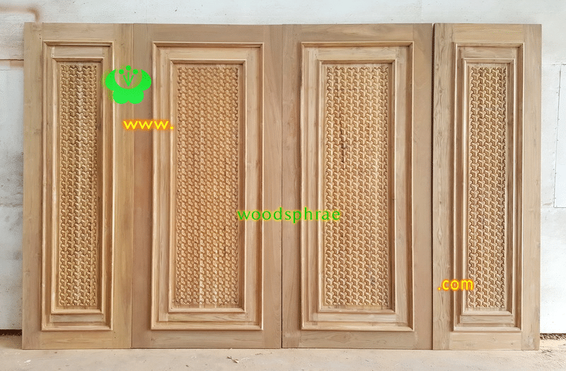 ประตูไม้สักบานคู่ BB241.4