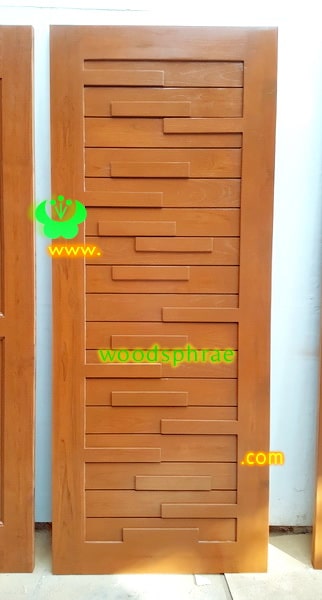ประตูไม้สักโมเดิร์น B204