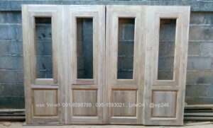 หน้าต่างไม้สัก BP30