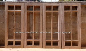 หน้าต่างไม้สัก BP31