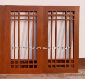 หน้าต่างไม้สัก BP33