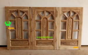 หน้าต่างไม้สัก BP38