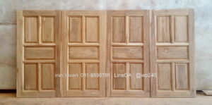 หน้าต่างไม้สัก BP42