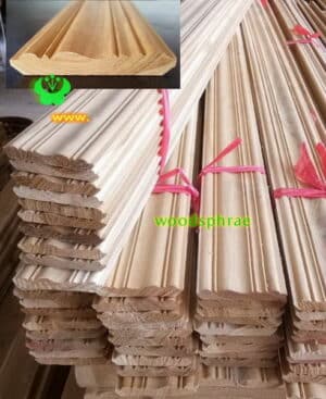 ไม้บัวบน บัวเพดานไม้สัก บัวไม้สัก