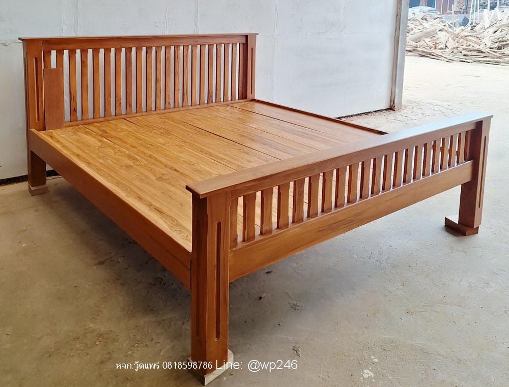 เตียงนอนไม้สัก