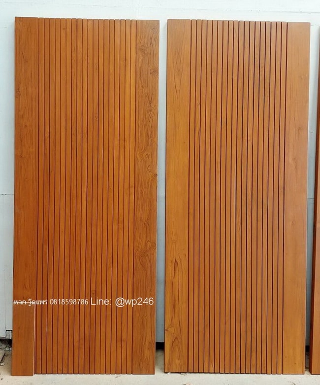 ประตูไม้สักโมเดิร์นสวยๆ