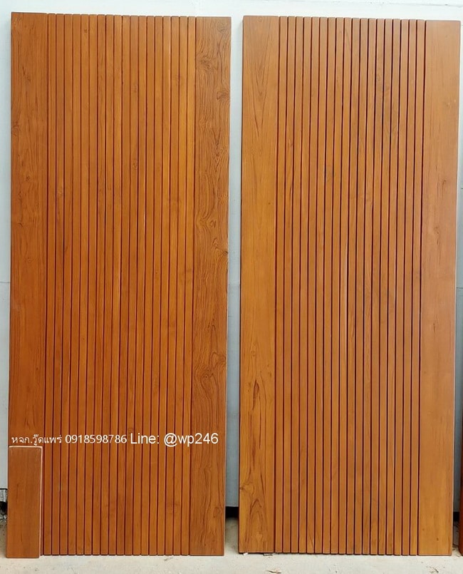 ประตูไม้สักโมเดิร์นสวยๆ