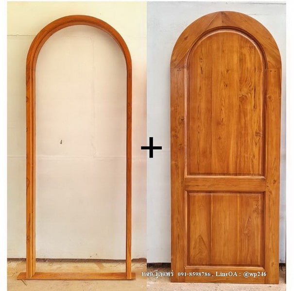 ตัวอย่างวงกบโค้ง มินิมอล