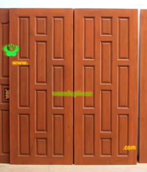 ประตูไม้สักบานเดี่ยว B43