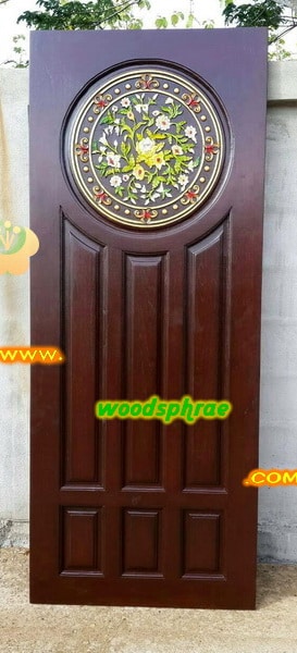 ประตูไม้สักบานเดี่ยว B188