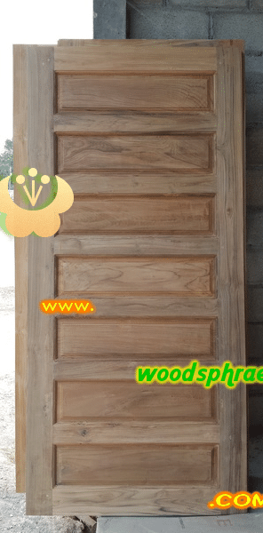 ประตูไม้สักโมเดิร์น B247