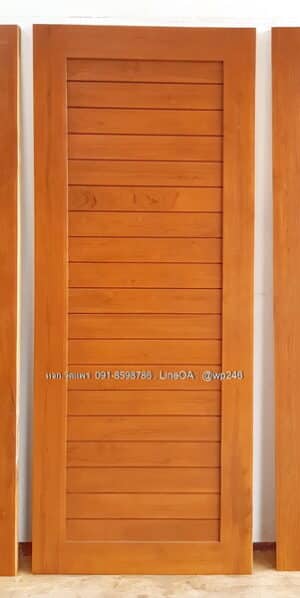 ประตูไม้สักบานเดี่ยว B117