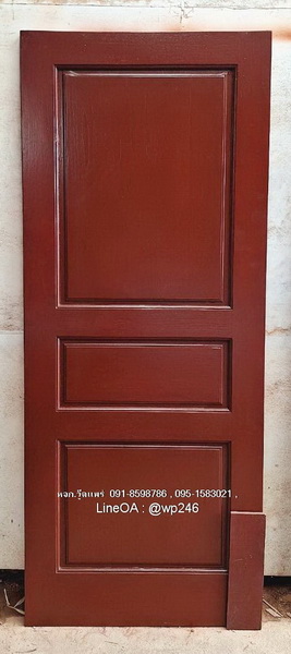 ประตูไม้สักบานเดี่ยว B189