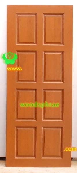 ประตูไม้สักบานเดี่ยว B19