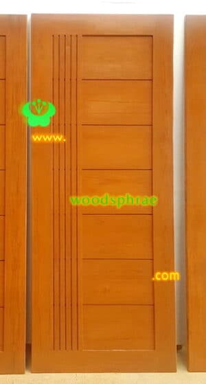 ประตูไม้สักบานเดี่ยว B110