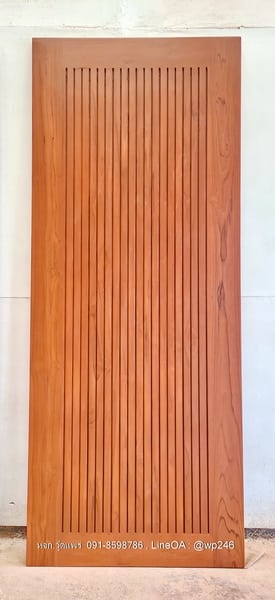 ประตูไม้สักบานเดี่ยว B11