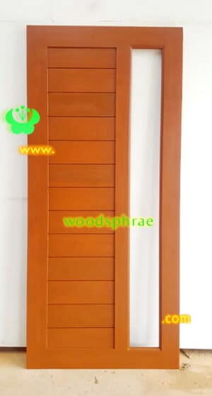 ประตูไม้สักบานเดี่ยว B114