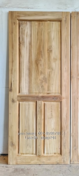 ประตูไม้สักบานเดี่ยว B73