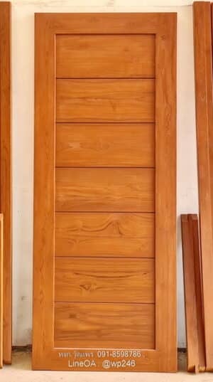 ประตูไม้สักบานเดี่ยว B305