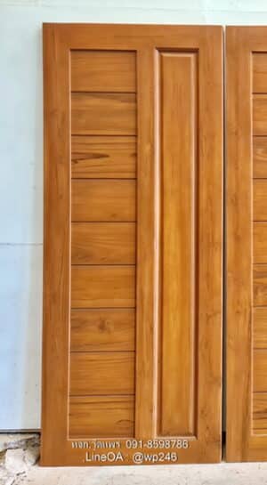 ประตูไม้สักบานเดี่ยว B335